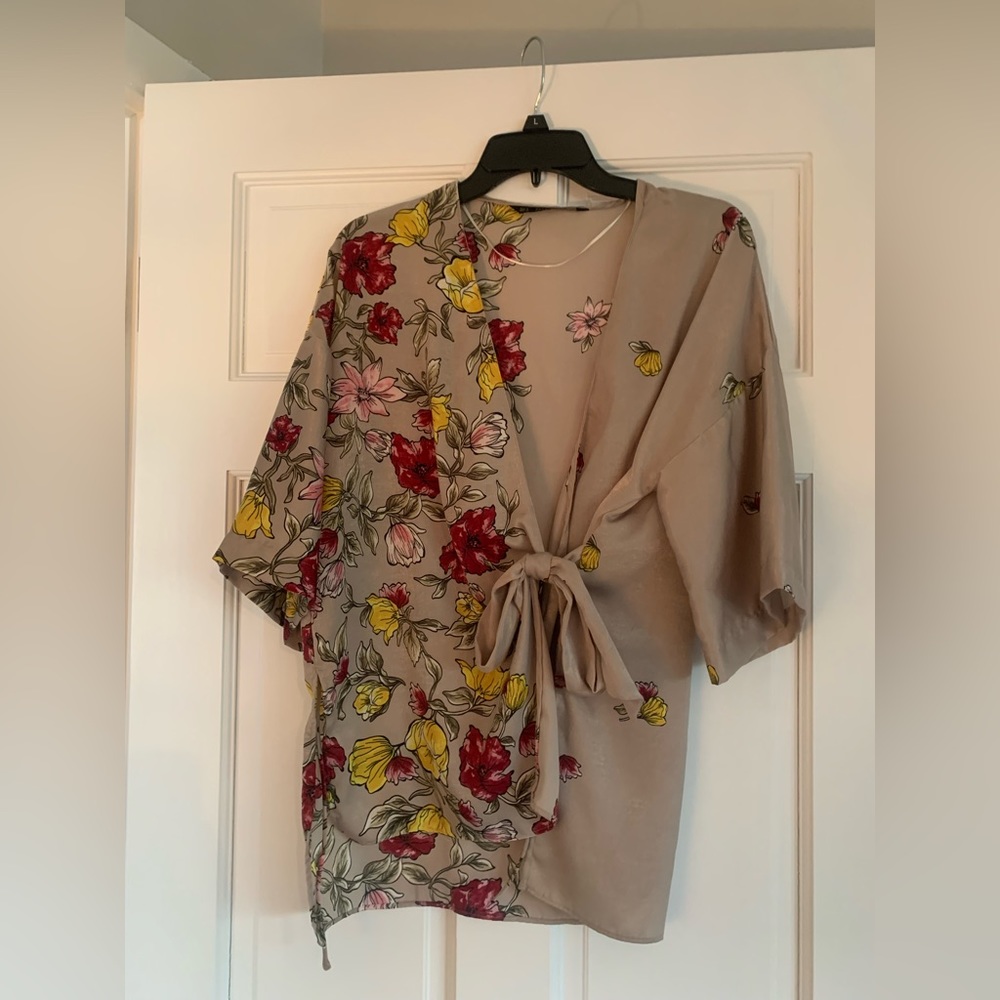 Zara Kimono Wrap Top